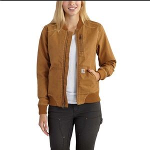 Carhartt Women’s Brown Duck Bomber Jacket